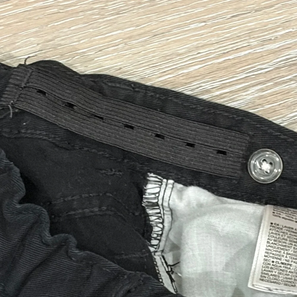 Old Navy Kids‎ Skinny Jeans Black Denim Adjustable Waist Size 12